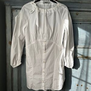 Rachel Comey White Cotton Mini Dress Size 4